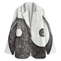 Roots Yin Yang Print Women's Cotton Blazer