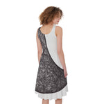 Roots Yin Yang Print Women's Sleeveless Dress