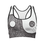 Roots Yin Yang Print Women's Sports Bra