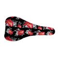 Rose And Heart Pattern Print Bicycle Seat Cover
