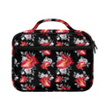Rose And Heart Pattern Print Briefcase Bible Bag
