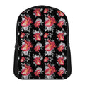 Rose And Heart Pattern Print Casual Backpack