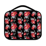 Rose And Heart Pattern Print Classic Bible Case