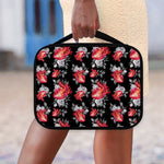 Rose And Heart Pattern Print Classic Bible Case