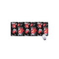 Rose And Heart Pattern Print Extended Mouse Pad