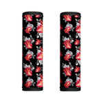Rose And Heart Pattern Print Handle Covers
