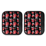 Rose And Heart Pattern Print Handle Covers