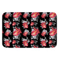 Rose And Heart Pattern Print Indoor Door Mat