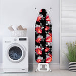 Rose And Heart Pattern Print Ironing Board Cover