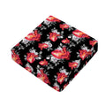 Rose And Heart Pattern Print Outdoor Seat Cushion Cover