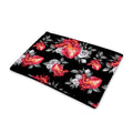 Rose And Heart Pattern Print Pet Cooling Mat Cover
