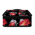 Rose And Heart Pattern Print Small Lunch Bag