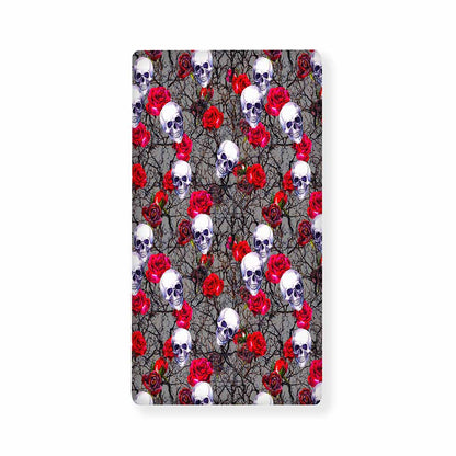 Rose Branch Skull Pattern Print Baby Crib Sheet