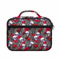 Rose Branch Skull Pattern Print Briefcase Bible Bag