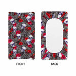 Rose Branch Skull Pattern Print Changing Pad Cover