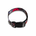 Rose Branch Skull Pattern Print Dog Collar