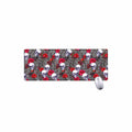 Rose Branch Skull Pattern Print Extended Mouse Pad