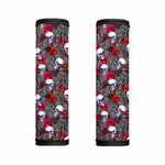 Rose Branch Skull Pattern Print Handle Covers