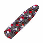 Rose Branch Skull Pattern Print Ironing Board Cover