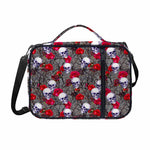 Rose Branch Skull Pattern Print Shoulder Strap Bible Bag