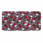 Rose Branch Skull Pattern Print Towel
