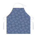 Rose Denim Jeans Pattern Print Adjustable Apron
