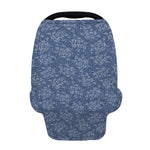 Rose Denim Jeans Pattern Print Baby Seat Cover