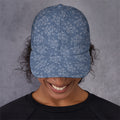 Rose Denim Jeans Pattern Print Baseball Cap