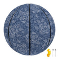 Rose Denim Jeans Pattern Print Basketball