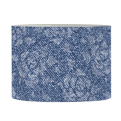 Rose Denim Jeans Pattern Print Drum Lamp Shade