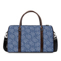 Rose Denim Jeans Pattern Print Duffel Bag