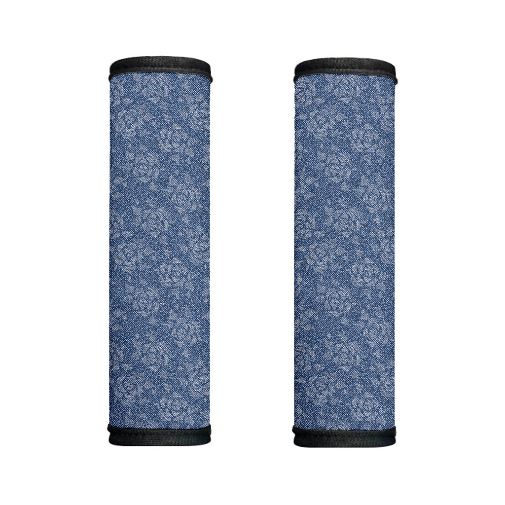 Rose Denim Jeans Pattern Print Handle Covers