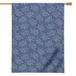 Rose Denim Jeans Pattern Print House Flag