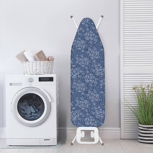 Rose Denim Jeans Pattern Print Ironing Board Cover