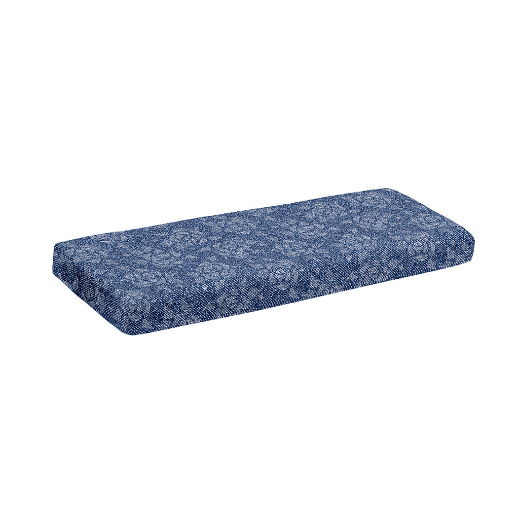 Rose Denim Jeans Pattern Print Piano Keyboard Cover