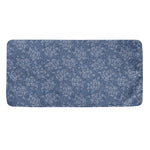Rose Denim Jeans Pattern Print Towel