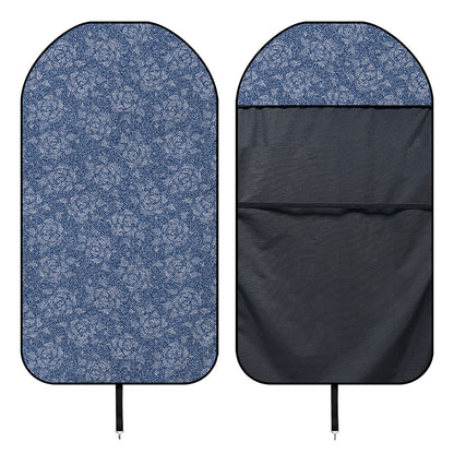 Rose Denim Jeans Pattern Print Waterproof Car Seat Cover