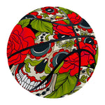 Rose Floral Sugar Skull Pattern Print Basketball