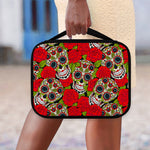 Rose Floral Sugar Skull Pattern Print Classic Bible Case