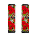 Rose Floral Sugar Skull Pattern Print Handle Covers