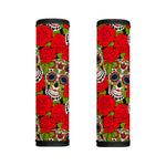 Rose Floral Sugar Skull Pattern Print Handle Covers