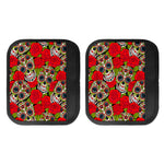 Rose Floral Sugar Skull Pattern Print Handle Covers