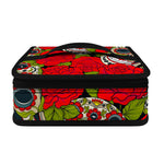 Rose Floral Sugar Skull Pattern Print Small Lunch Bag