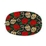 Rose Flower Sugar Skull Pattern Print Car Side Mirror Covers