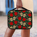 Rose Flower Sugar Skull Pattern Print Classic Bible Case