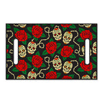 Rose Flower Sugar Skull Pattern Print Golf Cart Seat Cover