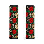 Rose Flower Sugar Skull Pattern Print Handle Covers