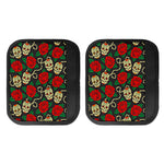 Rose Flower Sugar Skull Pattern Print Handle Covers