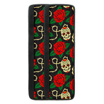 Rose Flower Sugar Skull Pattern Print Refrigerator Handle Covers