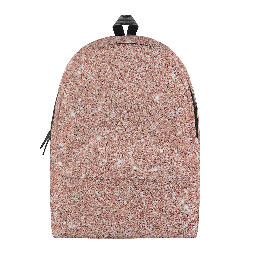 Rose Gold Glitter Artwork Print (NOT Real Glitter) Backpack